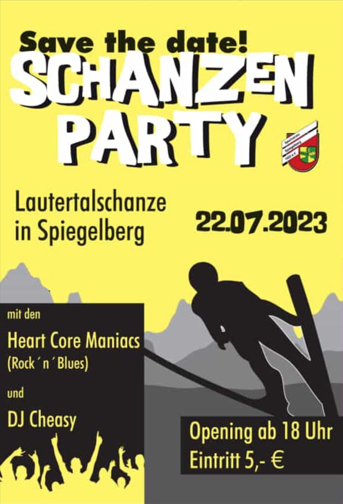 Schanzen Party 22.07.2023 Lautertalschanze in Spiegelberg